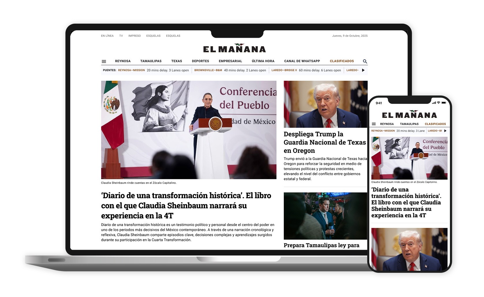 el mañana de reynosa rediseño